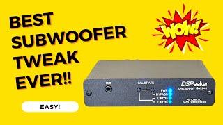 Best & Easiest Subwoofer Tweak Ever for Hi-fi!!