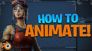 How To Make 3D Fortnite Animations in Blender (Beginner's Tutorial)