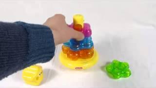 Обзор игрушки Пирамидка Fisher Price - развивает моторику