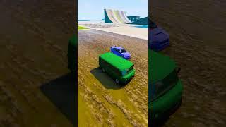 УАЗ Буханка против Иномарок в Бименджи Драйв  #приколы #beamng #игры #trending #мемы #shorts