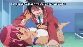 When your girlfriend think you are pervert | anime jealous moments | anime misunderstanding