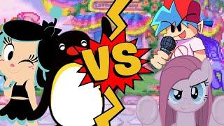 M.U.G.E.N. Battles | Hanazuki/Pingu vs Pinkamena/Boyfriend