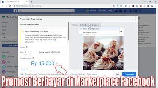 Cara Pasang iklan (Bersponsor) di Marketplace Facebook agar produk laris/mudah ditemukan