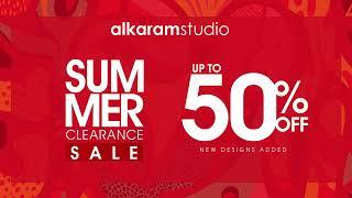 Alkaram Studio  - Summer Clearance Sale - Upto 50% Off