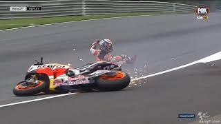 Dani Pedrosa Crashes #motogp