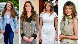 Competition Melania Trump Vs Kate Middleton Best Dresses Best Video For Fashion Lover