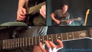 Metallica - One Guitar Lesson Pt.4 - Main Solo & Harmony Solo