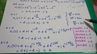 Circular Convolution using DFT and IDFT