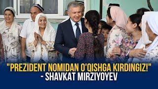 "Prezident nomidan o'qishga kirdingiz!" - Shavkat Mirziyoyev
