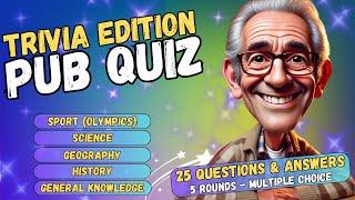 Ultimate PUB QUIZ Challenge | Test Your Trivia Skills | #23