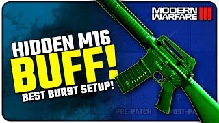 The M16 is Now the BEST Burst Assault Rifle in Modern Warfare III! | (Hidden Buff & Best Setup)