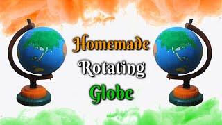 How To Make Rotating Globe | world globe kid's school project | Globe Model | Experiment Dil se