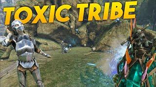 SOLO Raiding A Toxic Tribes Tek Rathole - ARK