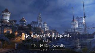 Elder Scrolls Online Daily Quests: Gold Coast - Delve | No commentary