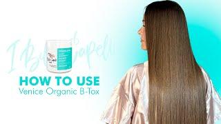 HOW TO USE ORGANIC B-TOX: I Belli Capelli care for big hair! #hair #beauty