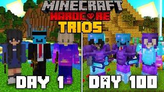 We Survived 100 Days in Minecraft Hardcore...