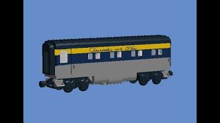 How To Build A Lego C&O Passenger Car