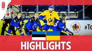 Highlights | Estonia vs. Ukraine | 2024 #mensworlds Division 1B