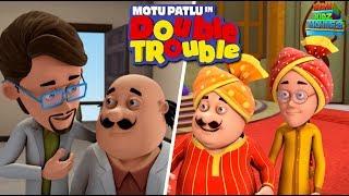 Motu Patlu In Double Trouble - Full Movie | Animated Movies |  Wow Kidz Movies