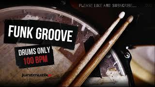  FUNK DRUM GROOVE - 100 BPM   Drums only backing track. Drum Track #backingtrack
