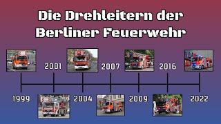 [1 Feuerwehr ► 20 DLK Versionen ] Zusammenschnitt 》Drehleiter-Generationen || Berliner Feuerwehr