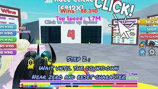 Speed Glitch in Race Clicker | Roblox