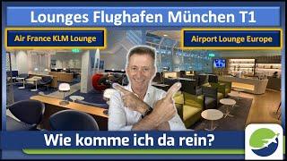 Small but nice - airport lounges in Terminal 1 in Munich - what's there? As good as Lufthansa's?