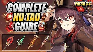 HU TAO UPDATED GUIDE | Optimal Builds, Weapons, Artifacts, Team Comps | Genshin Impact [3.4]