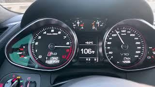 R8 V10 FSI stage 1 100-200 km/h 6,9s