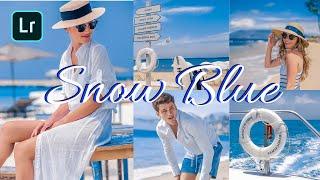 Lightroom Mobile Presets Free DNG | Free Lightroom Preset Blue Tone Tutorial | SNOW BLUE (2020)