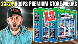 SOME NICE HITS! 2023-24 Panini NBA Hoops Premium Stock Basketball Mega Box