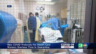 New COVID-19 protocols for California health care workers