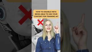 META is using your content to train AI! How to opt out?! #instagram #facebook #socialmedia #privacy