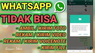 Cara Whatsapp Tidak Bisa Rekam Audio,Rekam Video, & Kamera Tidak Bis Ambil Foto