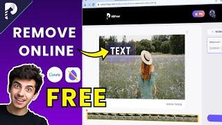 How To Remove Text From Videos Without Blur | ONLINE | FREE | 100% working