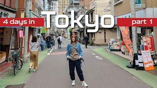 4 Days in Tokyo pt. 1 | Japan travel vlog | Temples, food, cafes + architecture