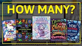 How Many Coloring Books Should You Publish On KDP?