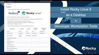 Easy install of Developer tools on Rocky Linux 9