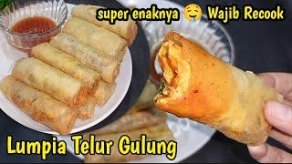 Sekali buat langsung ludess‼️ Lumpia Telur Gulung enaknya kebangetan satu keluarga pada suka.