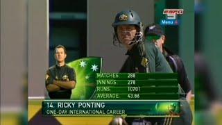 Ricky Ponting 134*(133) vs New Zealand 3rd ODI 2007 at Hobart