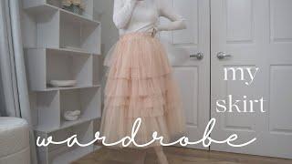 Where I get my skirts; my entire skirt wardrobe \\ Elegant Style  Outfits  Wardrobe Staples