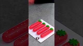 #strawberry #eclair #strawberries #minicake #red #mousse #cakerecipe #cake #streetfood #short #berry