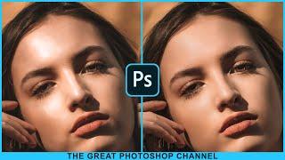 How to Remove Highlights or Shine from Photos in Photoshop | The Great Photoshop Channel