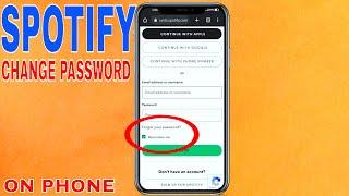  How To Change Spotify Password On Phone 