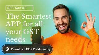 IRIS Peridot 5.0 | Your GST Assistant