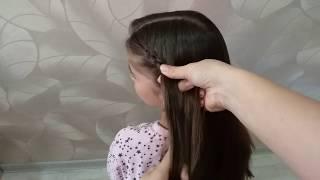Колосок Техника плетения французской "обратной" косы для новичков Плетение косичек/French braids/