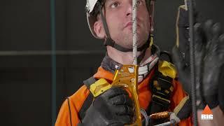 IRATA & SPRAT Level 1 Rope Access Training Rope to Rope Transfer