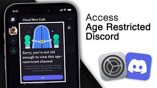 How To Access Age Restricted Discord On iOS! [2024]