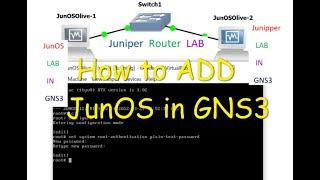 How to add Juniper Router in GNS3