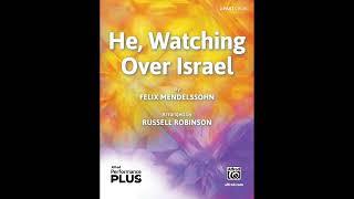 He, Watching Over Israel (2-Part), arr. Russell Robinson – Score & Sound